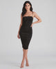 Ramblion Una midi dress — runway video 3 · styled for cocktail and formal season