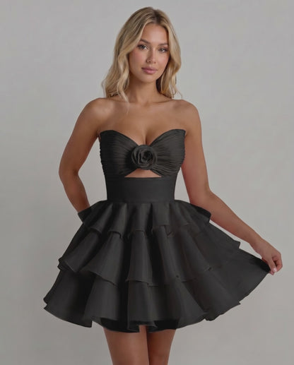 Rosette Mini Dress