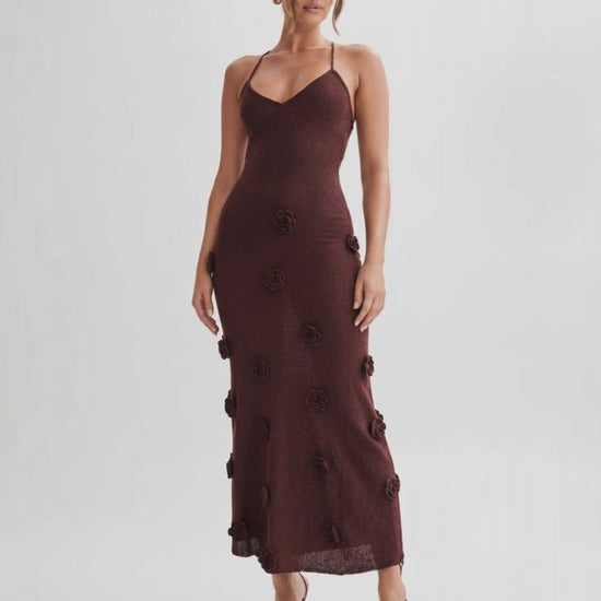 Ramblion Niya midi dress — runway video 1 · styled for cocktail and formal season