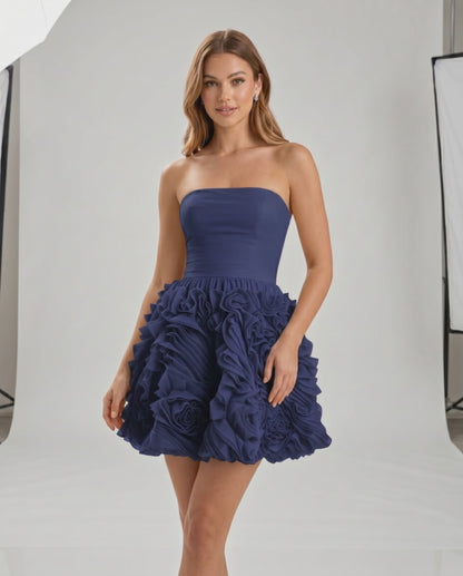 Rosette Mini Dress