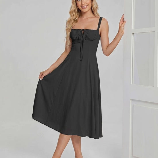 Ramblion Eda midi dress — runway video 3 · styled for cocktail and formal season