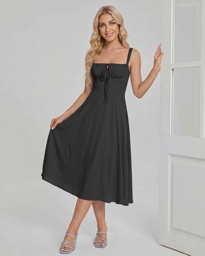 Ramblion Eda midi dress — runway video 3 · styled for cocktail and formal season