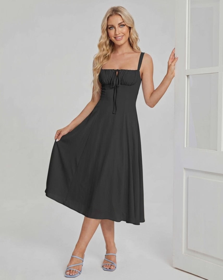 Ramblion Eda midi dress — runway video 3 · styled for cocktail and formal season