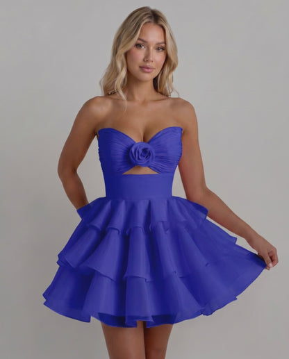 Rosette Mini Dress