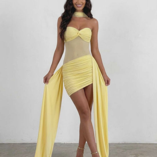 Ramblion Mela mini dress — runway video 1 · styled for prom and cocktail season