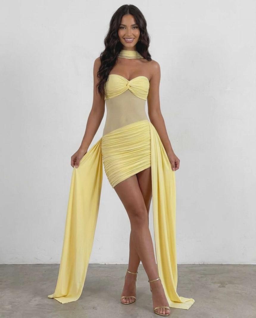 Ramblion Mela mini dress — runway video 1 · styled for prom and cocktail season