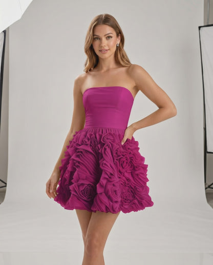 Rosette Mini Dress