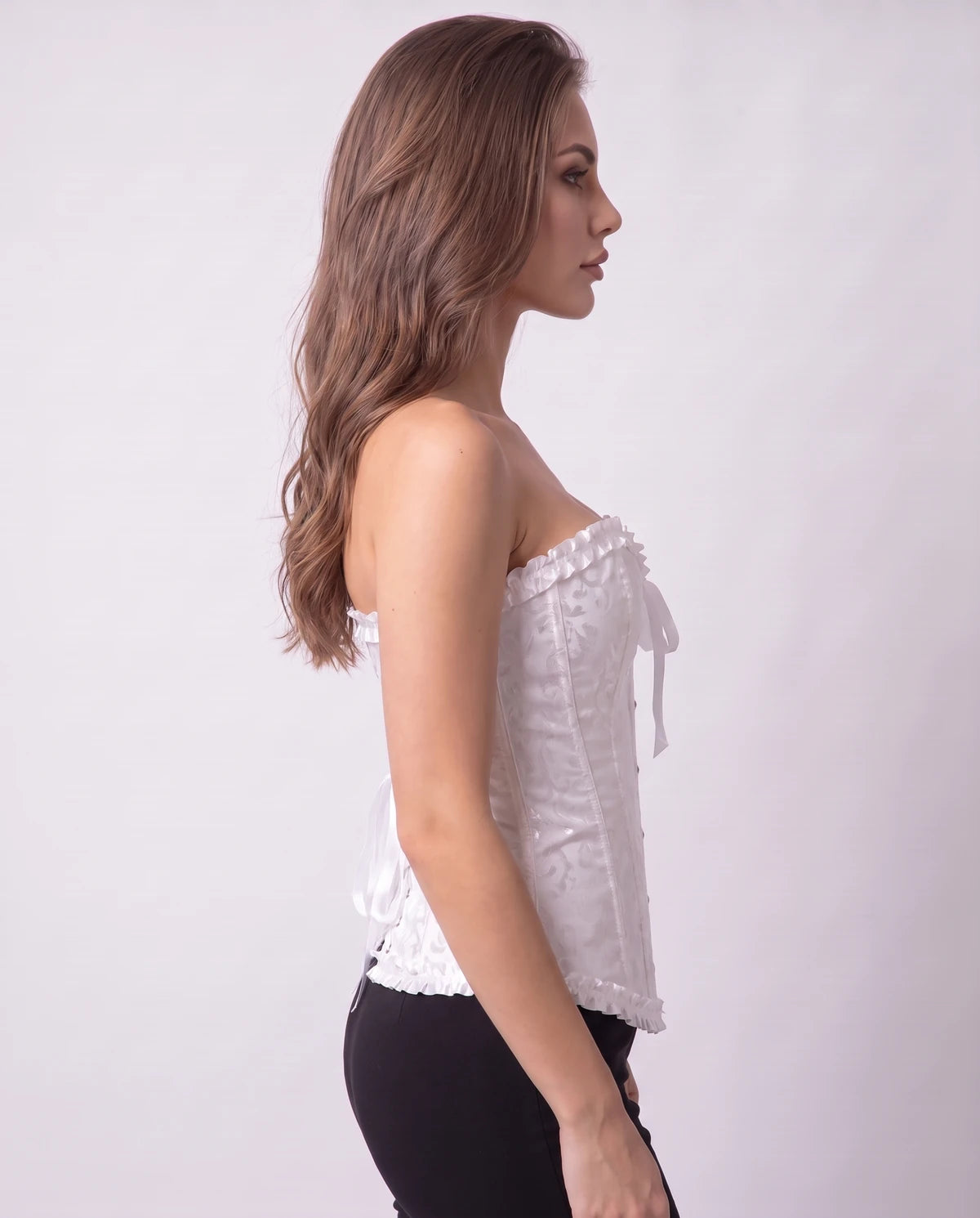 Provence Corset Top — White | SKU: RB-49f383-white-XS,RB-49f383-white-S,RB-49f383-white-M,RB-49f383-white-L,RB-49f383-white-XL,RB-49f383-white-2XL
