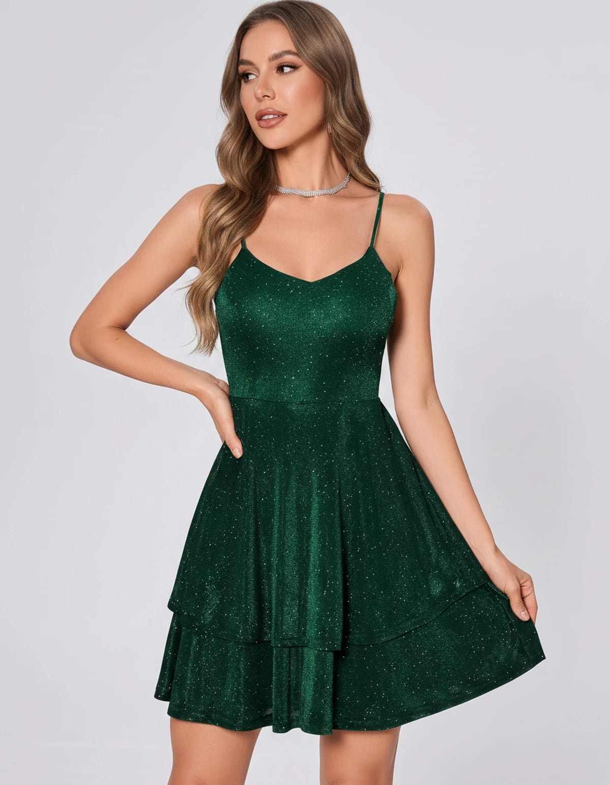 Quintessa Mini Dresses — Green | SKU: RB-b570ab-green-2,RB-b570ab-green-4,RB-b570ab-green-6,RB-b570ab-green-8,RB-b570ab-green-10,RB-b570ab-green-12,RB-b570ab-green-14,RB-b570ab-green-16,RB-b570ab-green-16W,RB-b570ab-green-18W,RB-b570ab-green-20W,RB-b570ab-green-22W