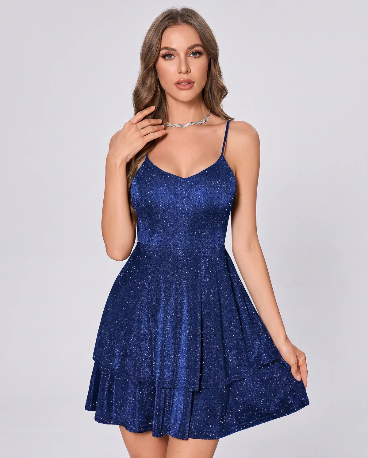 Quintessa Mini Dresses — Navy
