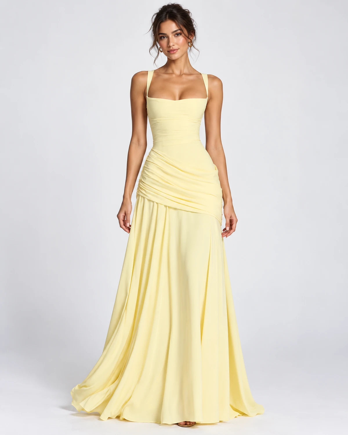 Quiterie Maxi Dresses — 26113Light yellow