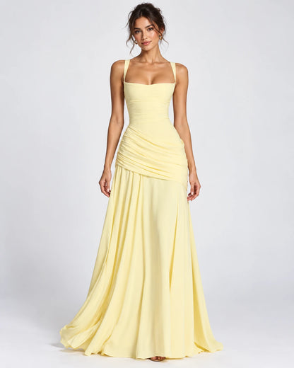 Quiterie Maxi Dresses — 26113Light yellow