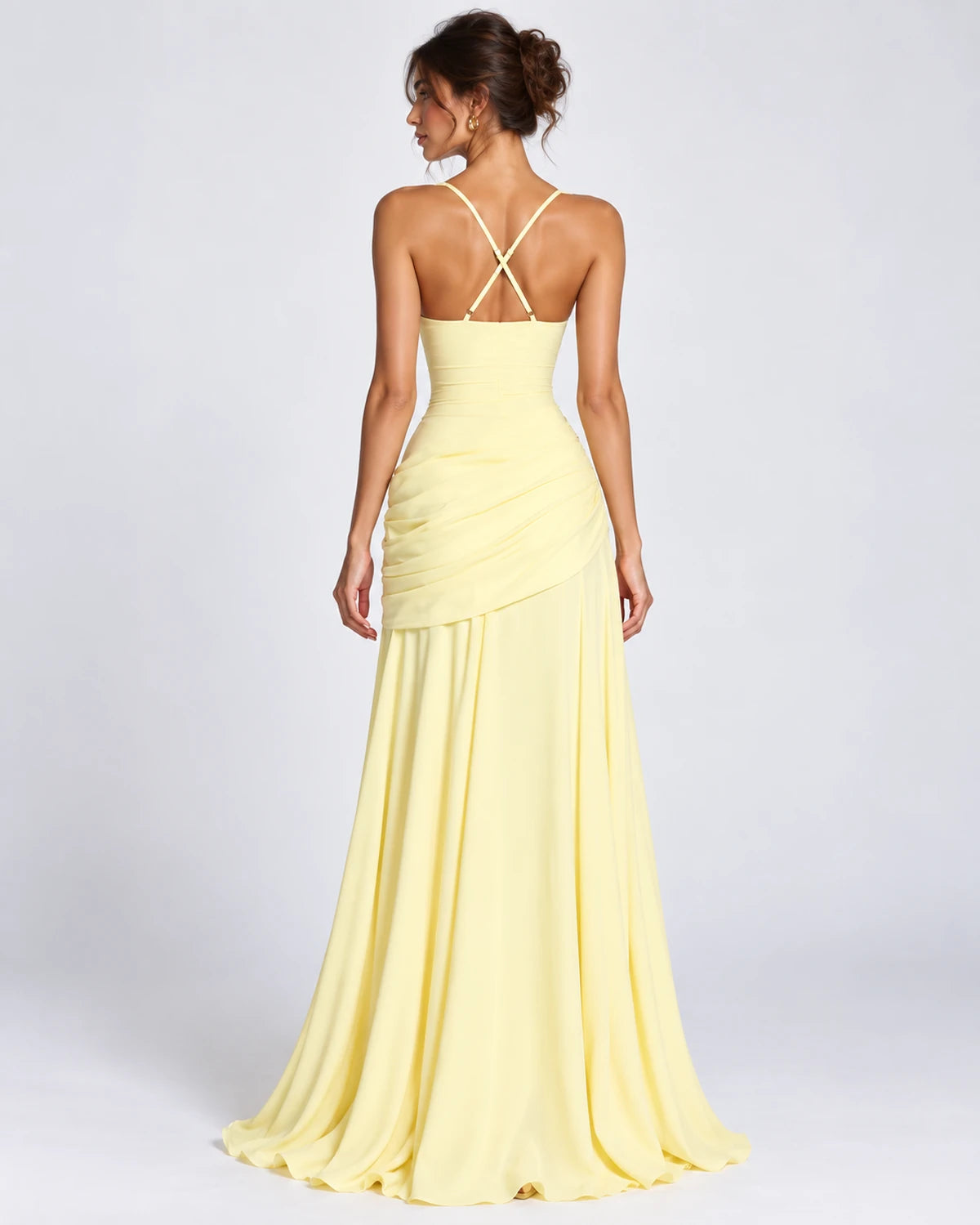 Quiterie Maxi Dresses — 26113Light yellow | SKU: RB-8b66e2-26113lf1-XS,RB-8b66e2-26113lf1-S,RB-8b66e2-26113lf1-M,RB-8b66e2-26113lf1-L,RB-8b66e2-26113lf1-XL