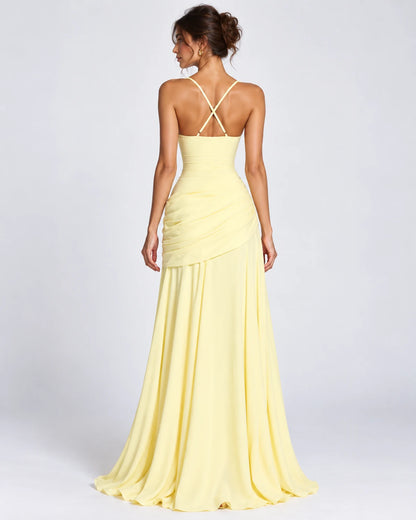 Quiterie Maxi Dresses — 26113Light yellow | SKU: RB-8b66e2-26113lf1-XS,RB-8b66e2-26113lf1-S,RB-8b66e2-26113lf1-M,RB-8b66e2-26113lf1-L,RB-8b66e2-26113lf1-XL