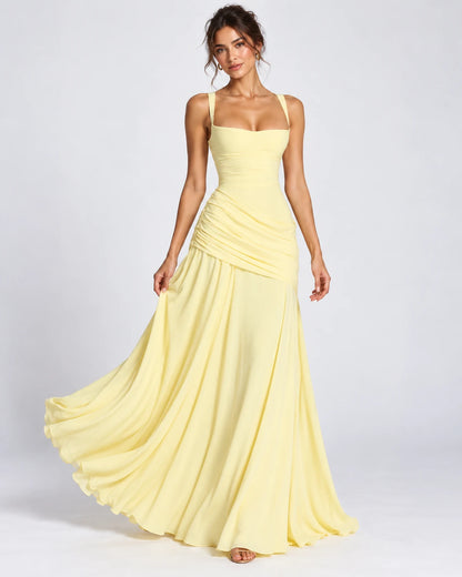Quiterie Maxi Dresses — 26113Light yellow | SKU: RB-8b66e2-26113lf1-XS,RB-8b66e2-26113lf1-S,RB-8b66e2-26113lf1-M,RB-8b66e2-26113lf1-L,RB-8b66e2-26113lf1-XL