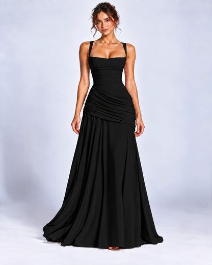 Quiterie Maxi Dresses — Black