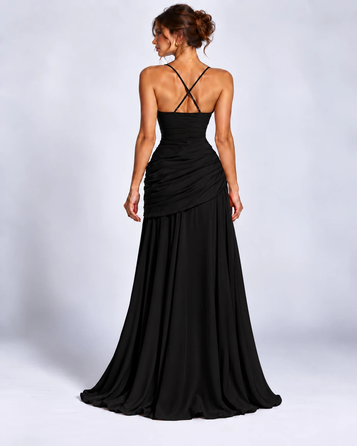 Quiterie Maxi Dresses — Black | SKU: RB-8b66e2-black-XS,RB-8b66e2-black-S,RB-8b66e2-black-M,RB-8b66e2-black-L,RB-8b66e2-black-XL
