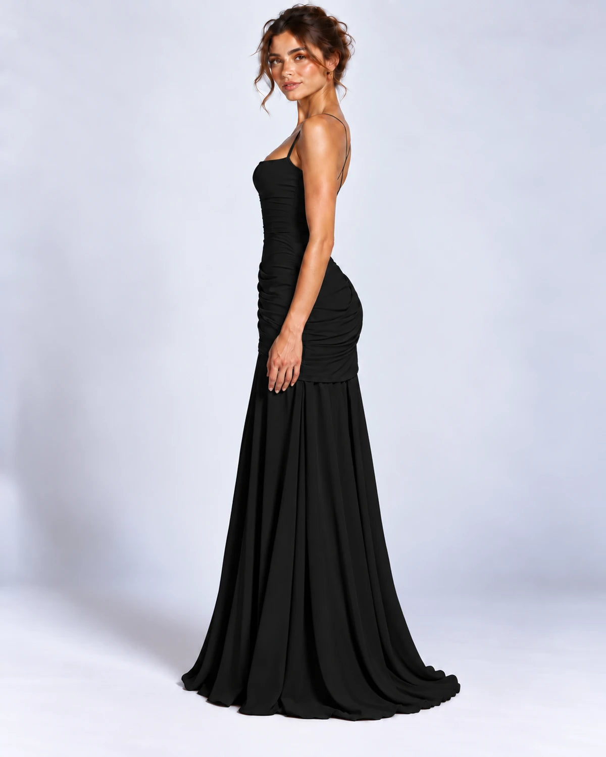 Quiterie Maxi Dresses — Black | SKU: RB-8b66e2-black-XS,RB-8b66e2-black-S,RB-8b66e2-black-M,RB-8b66e2-black-L,RB-8b66e2-black-XL