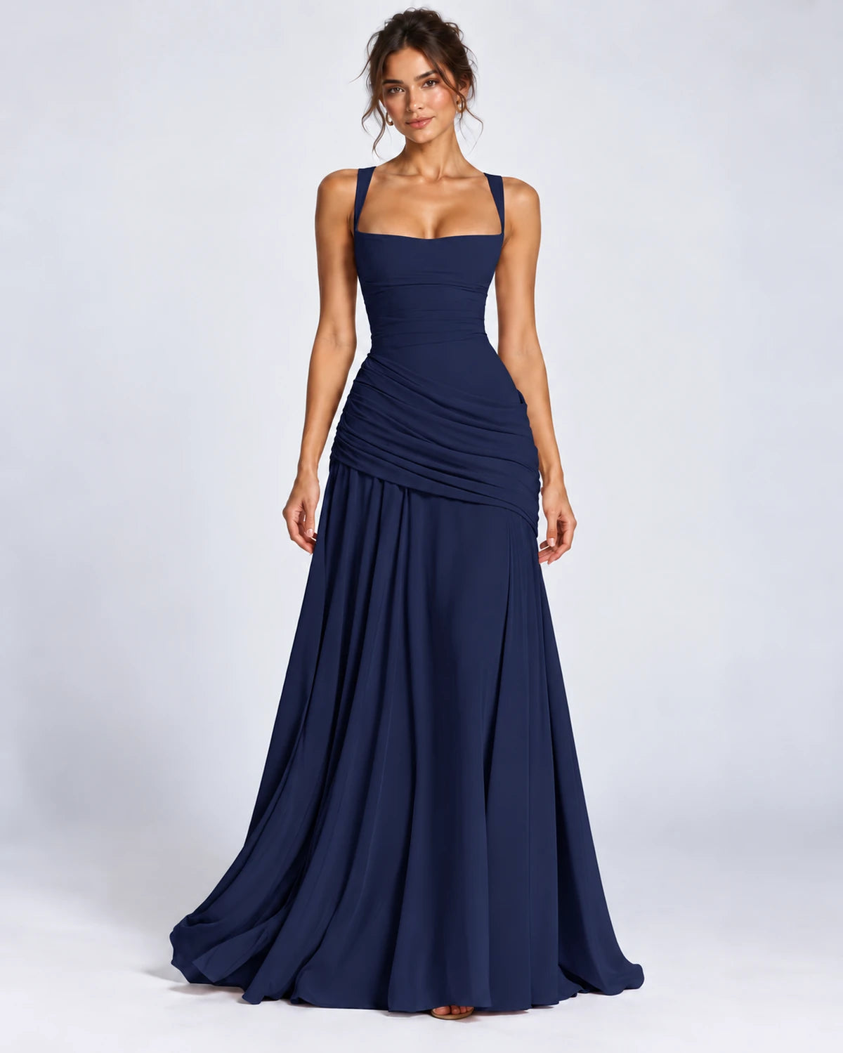 Quiterie Maxi Dresses — Dark Blue