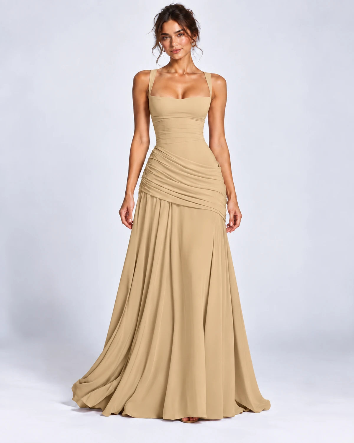 Quiterie Maxi Dresses — Khaki