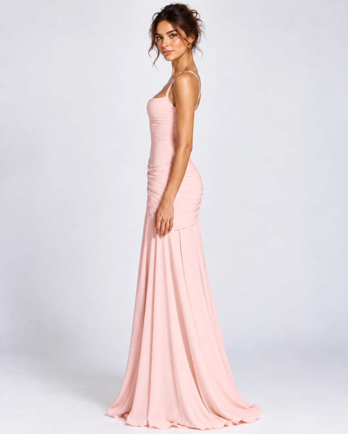 Quiterie Maxi Dresses — Pink | SKU: RB-8b66e2-pink-XS,RB-8b66e2-pink-S,RB-8b66e2-pink-M,RB-8b66e2-pink-L,RB-8b66e2-pink-XL