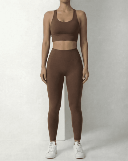 Brown Leggings, front view | Ramblion