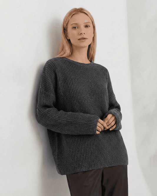 Vega Sweater - Luxurious Thick Knit Sweater for Casual & Cozy Wear by RAMBLION, perfect for stylish women.
