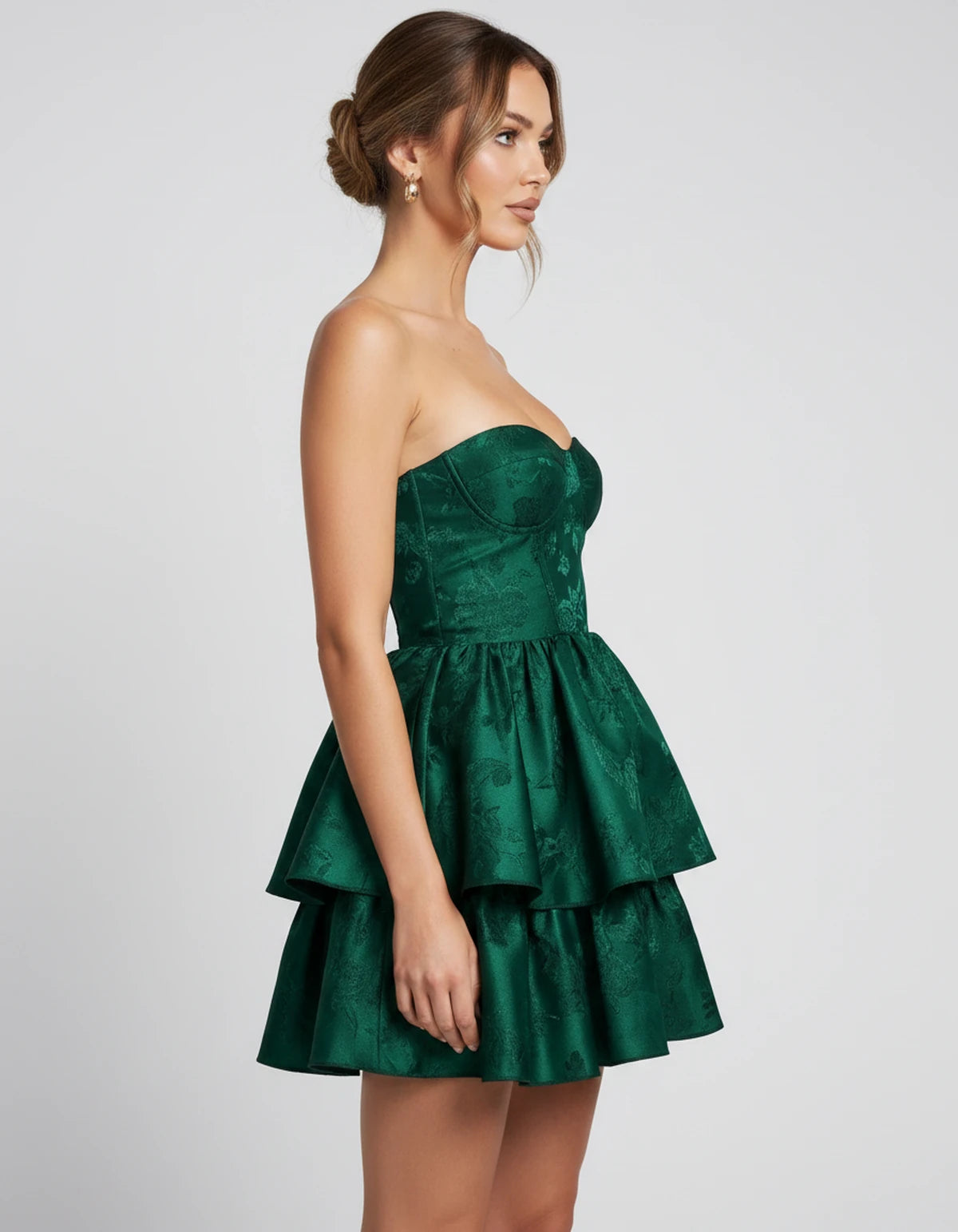 Ramona Mini Dresses — Hunter Green | SKU: RB-8f75ca-hunter7c-2,RB-8f75ca-hunter7c-4,RB-8f75ca-hunter7c-6,RB-8f75ca-hunter7c-8,RB-8f75ca-hunter7c-10,RB-8f75ca-hunter7c-12,RB-8f75ca-hunter7c-14,RB-8f75ca-hunter7c-16,RB-8f75ca-hunter7c-16W,RB-8f75ca-hunter7c-18W,RB-8f75ca-hunter7c-20W,RB-8f75ca-hunter7c-22W