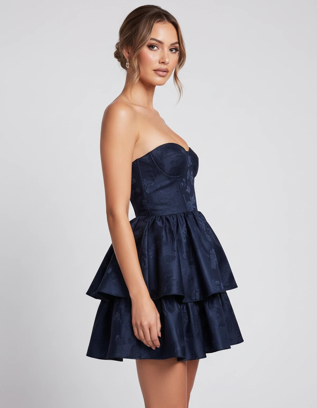 Ramona Mini Dresses — Navy | SKU: RB-8f75ca-navy-2,RB-8f75ca-navy-4,RB-8f75ca-navy-6,RB-8f75ca-navy-8,RB-8f75ca-navy-10,RB-8f75ca-navy-12,RB-8f75ca-navy-14,RB-8f75ca-navy-16,RB-8f75ca-navy-16W,RB-8f75ca-navy-18W,RB-8f75ca-navy-20W,RB-8f75ca-navy-22W