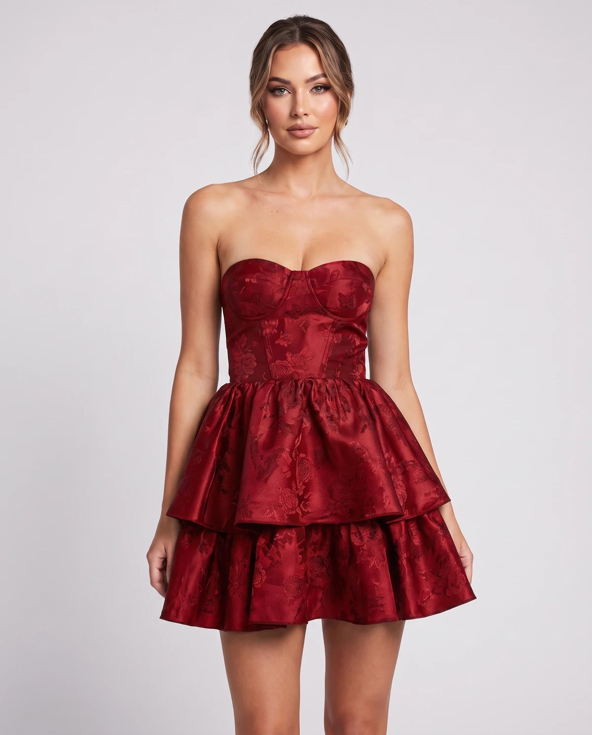 Ramona Mini Dresses — Red