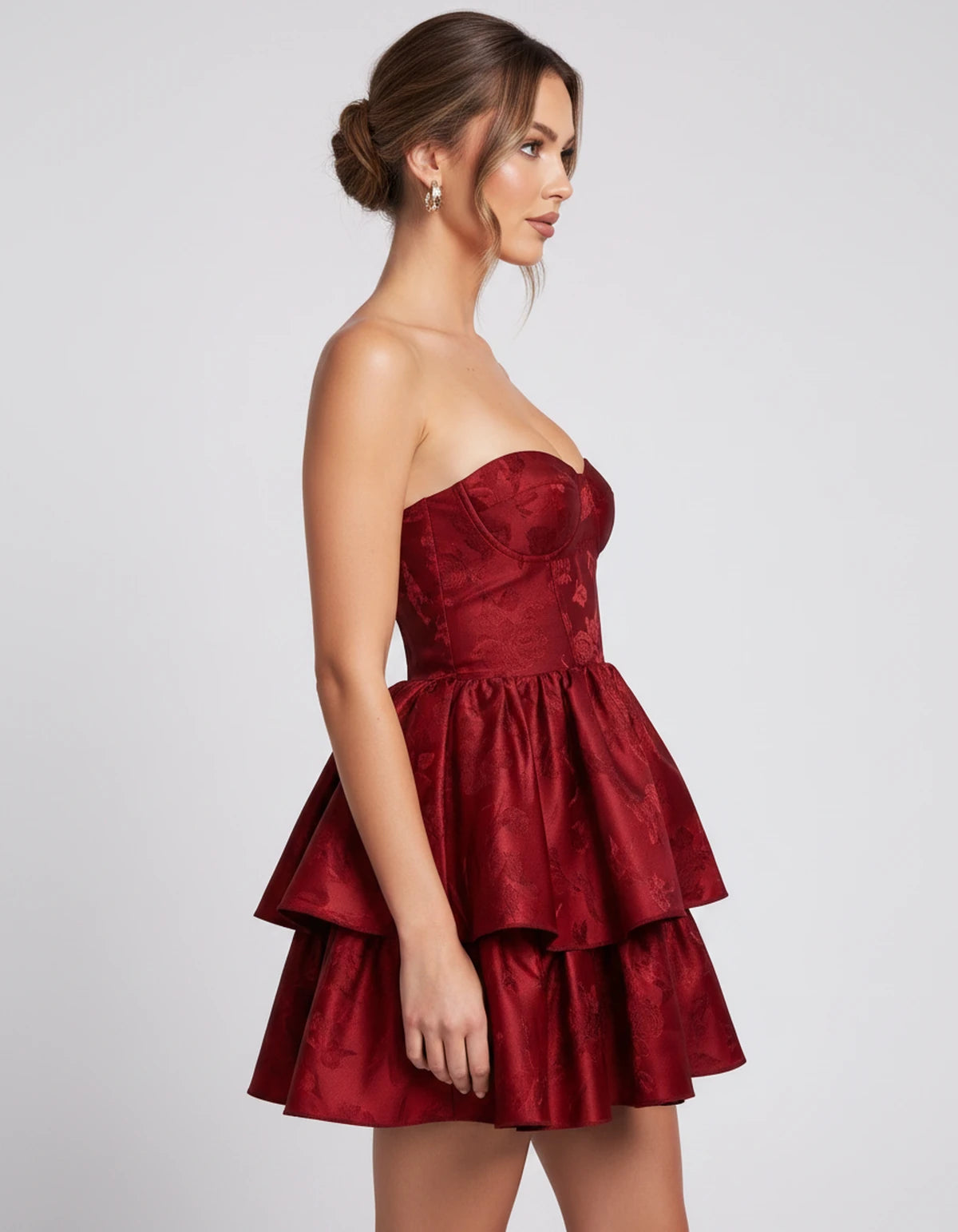 Ramona Mini Dresses — Red | SKU: RB-8f75ca-red-2,RB-8f75ca-red-4,RB-8f75ca-red-6,RB-8f75ca-red-8,RB-8f75ca-red-10,RB-8f75ca-red-12,RB-8f75ca-red-14,RB-8f75ca-red-16,RB-8f75ca-red-16W,RB-8f75ca-red-18W,RB-8f75ca-red-20W,RB-8f75ca-red-22W