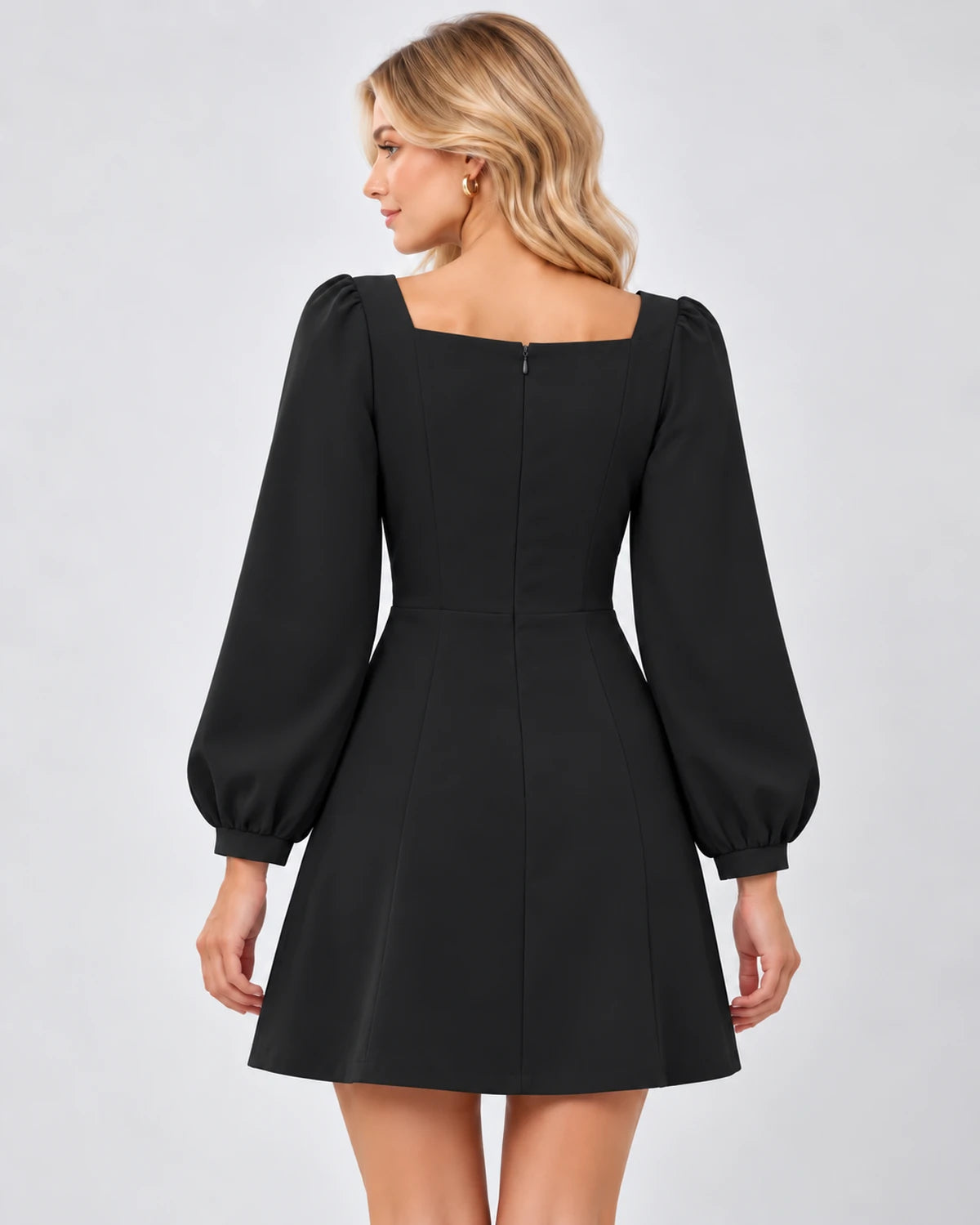 Ravenna Mini Dresses — Black | SKU: RB-39e404-black-XS,RB-39e404-black-S,RB-39e404-black-M,RB-39e404-black-L,RB-39e404-black-XL,RB-39e404-black-2XL