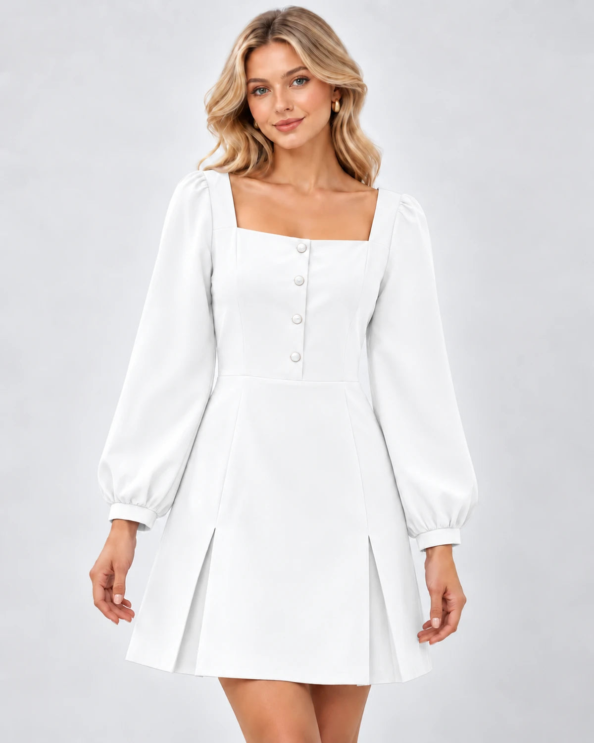 Ravenna Mini Dresses — White
