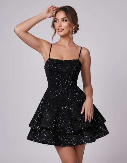 Renata Mini Dresses — Black | SKU: RB-3a770f-black-2,RB-3a770f-black-4,RB-3a770f-black-6,RB-3a770f-black-8,RB-3a770f-black-10,RB-3a770f-black-12,RB-3a770f-black-14,RB-3a770f-black-16,RB-3a770f-black-16W,RB-3a770f-black-18W,RB-3a770f-black-20W