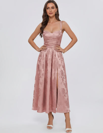 Reverie Midi Dresses — Dusty Rose | SKU: RB-394283-dustyr23-2,RB-394283-dustyr23-4,RB-394283-dustyr23-6,RB-394283-dustyr23-8,RB-394283-dustyr23-10,RB-394283-dustyr23-12,RB-394283-dustyr23-14,RB-394283-dustyr23-16,RB-394283-dustyr23-16W,RB-394283-dustyr23-18W,RB-394283-dustyr23-20W,RB-394283-dustyr23-22W