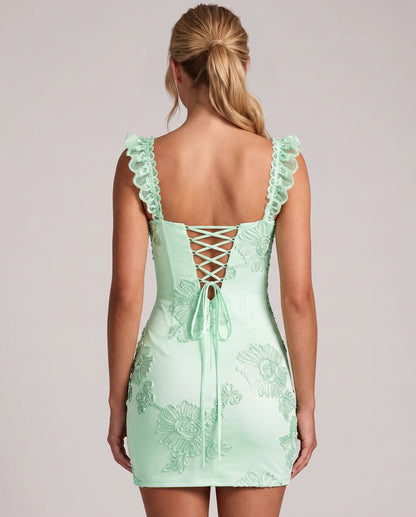 Rhiannon Mini Dresses — Mint | SKU: RB-343333-mint-2,RB-343333-mint-4,RB-343333-mint-6,RB-343333-mint-8,RB-343333-mint-10,RB-343333-mint-12,RB-343333-mint-14,RB-343333-mint-16,RB-343333-mint-16W,RB-343333-mint-18W,RB-343333-mint-20W,RB-343333-mint-22W