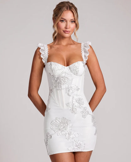 Rhiannon Mini Dresses — White