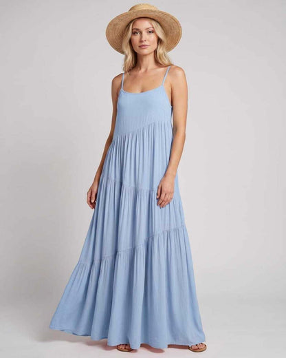 Ramblion Riva maxi dress — scoop neck neckline · styled view 22 · styled for prom season
