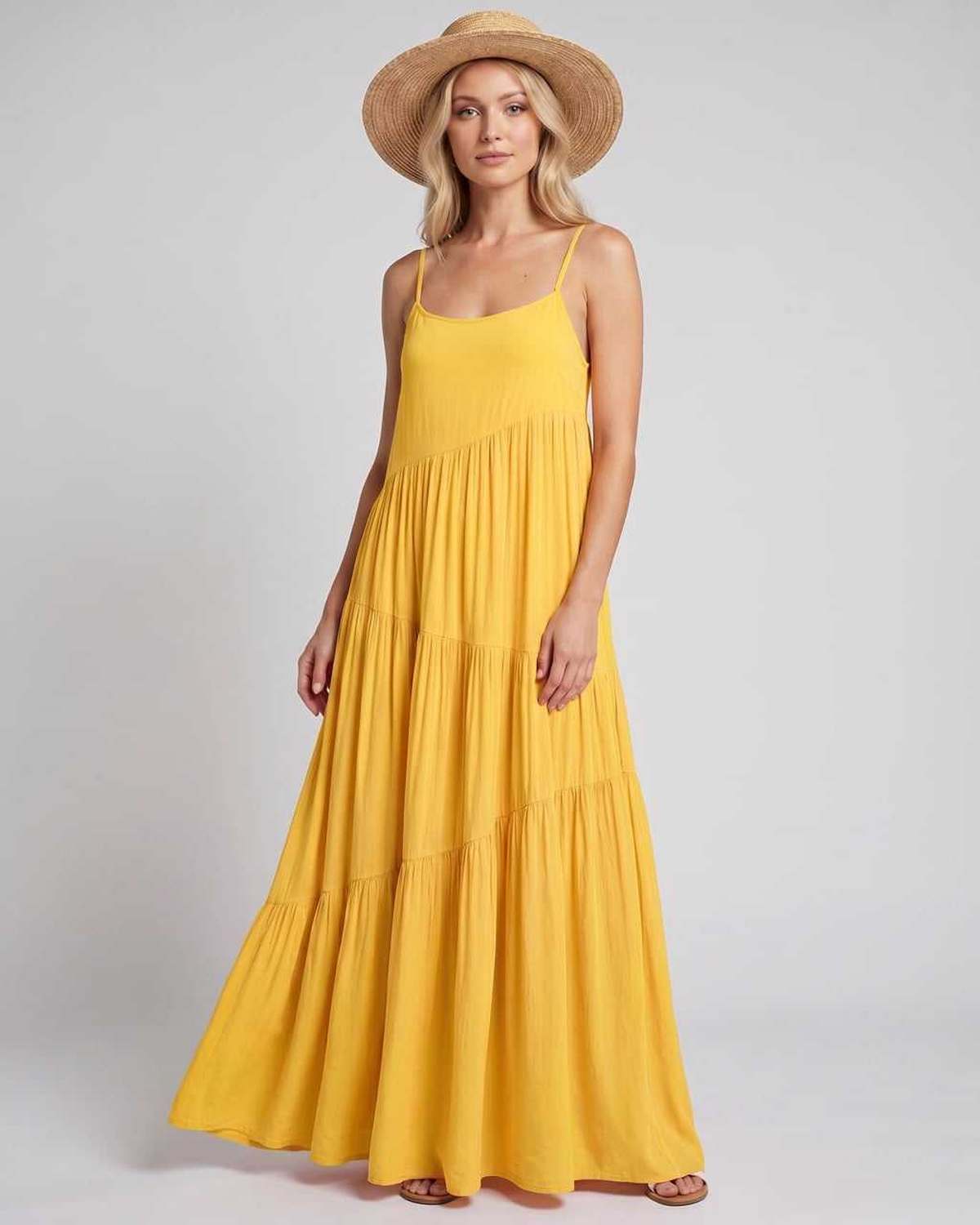 Ramblion Riva maxi dress — scoop neck neckline · styled view 29 · styled for prom season