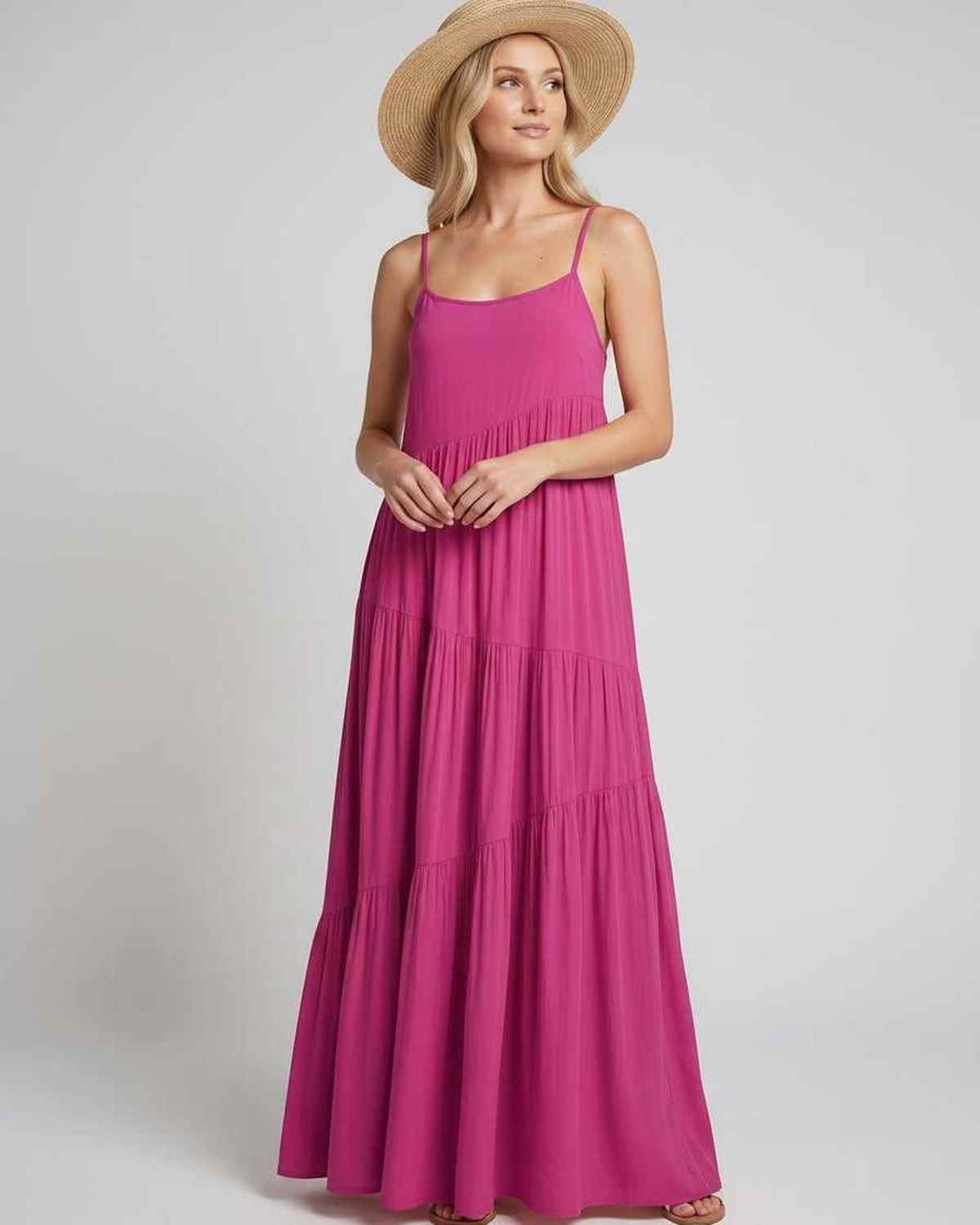 Ramblion Riva maxi dress — scoop neck neckline · styled view 36 · styled for prom season