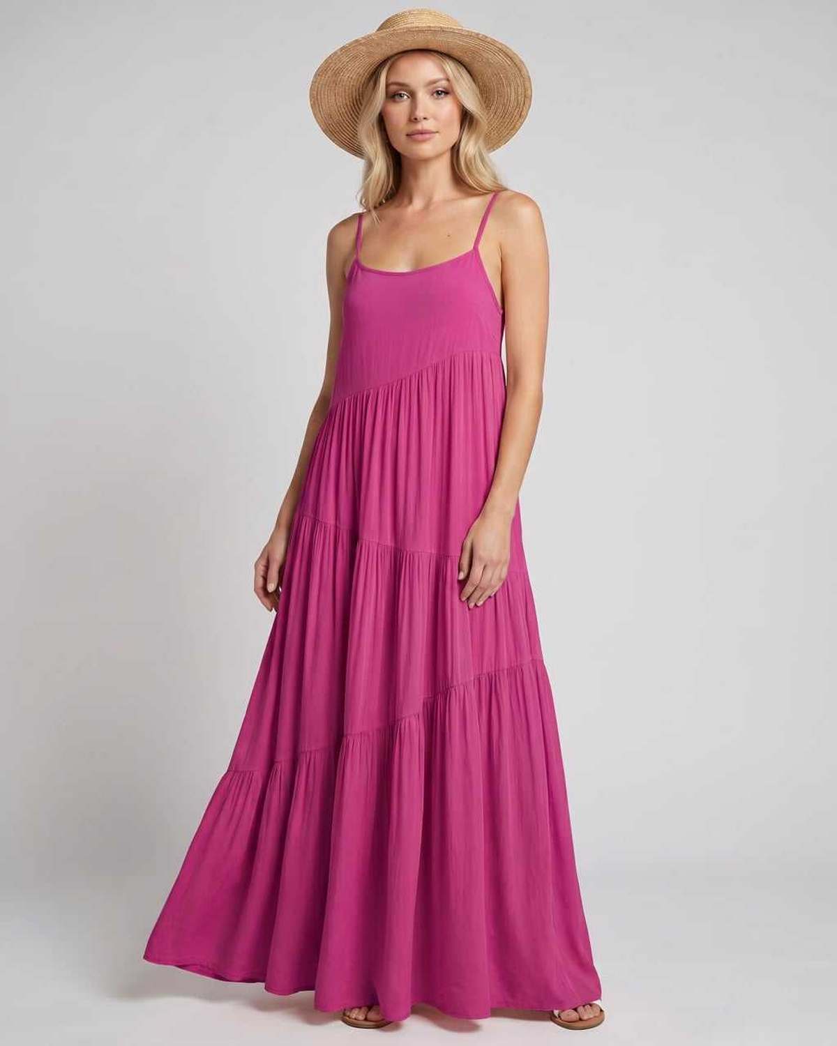 Ramblion Riva maxi dress — scoop neck neckline · styled view 37 · styled for prom season
