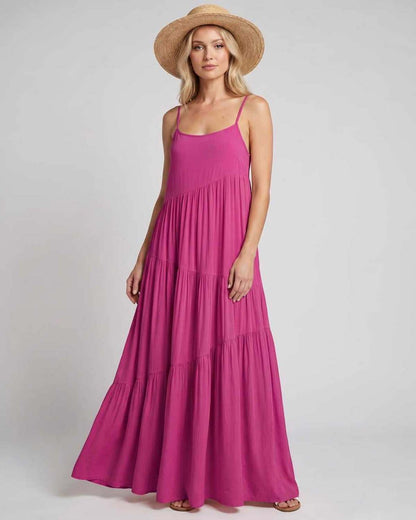 Ramblion Riva maxi dress — scoop neck neckline · styled view 37 · styled for prom season