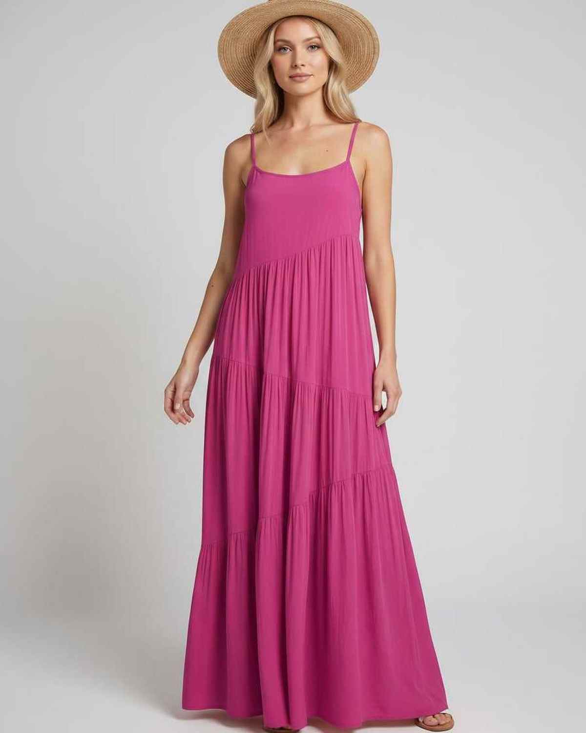 Ramblion Riva maxi dress — scoop neck neckline · styled view 38 · styled for prom season