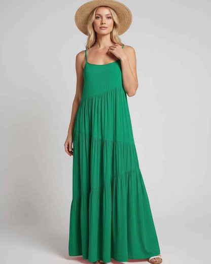 Ramblion Riva maxi dress — scoop neck neckline · styled view 46 · styled for prom season