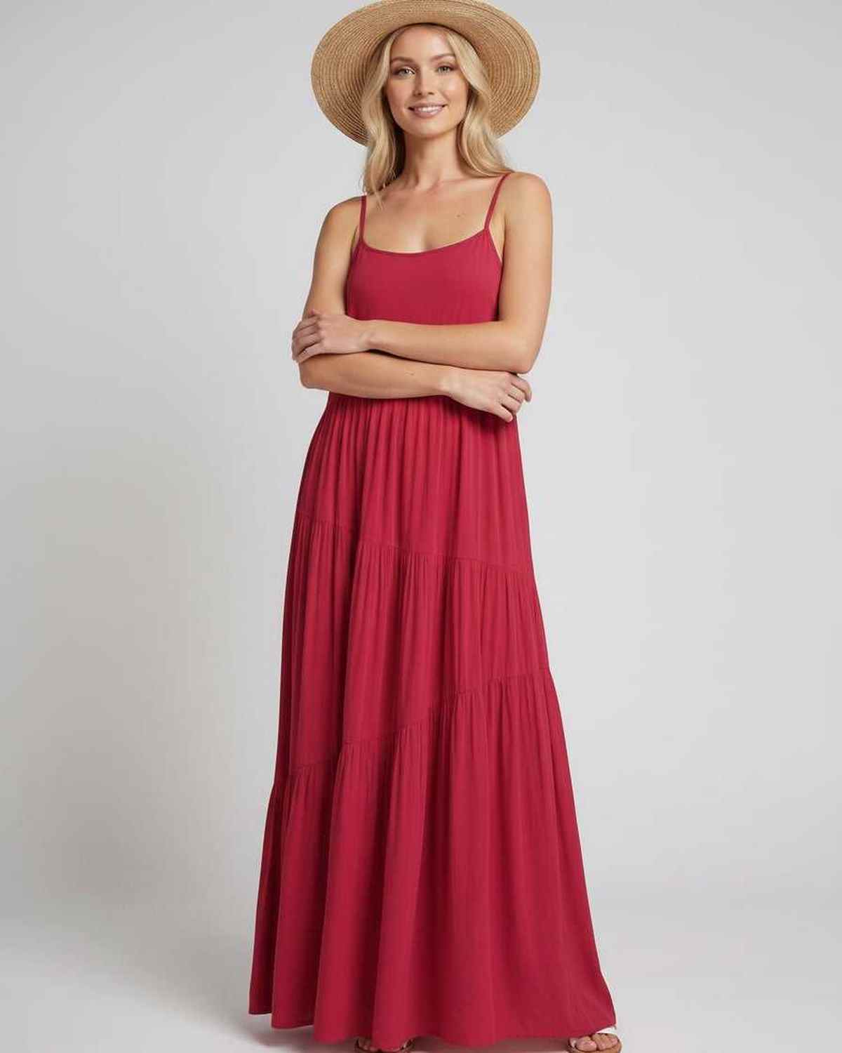 Ramblion Riva maxi dress — scoop neck neckline · styled view 51 · styled for prom season