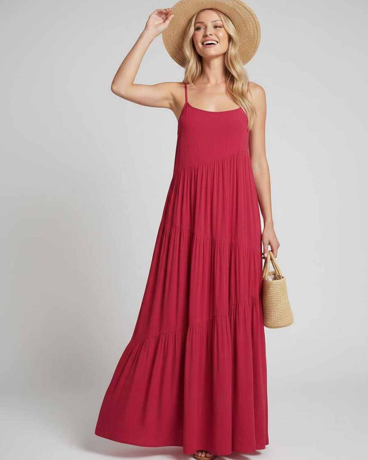 Ramblion Riva maxi dress — scoop neck neckline · styled view 52 · styled for prom season
