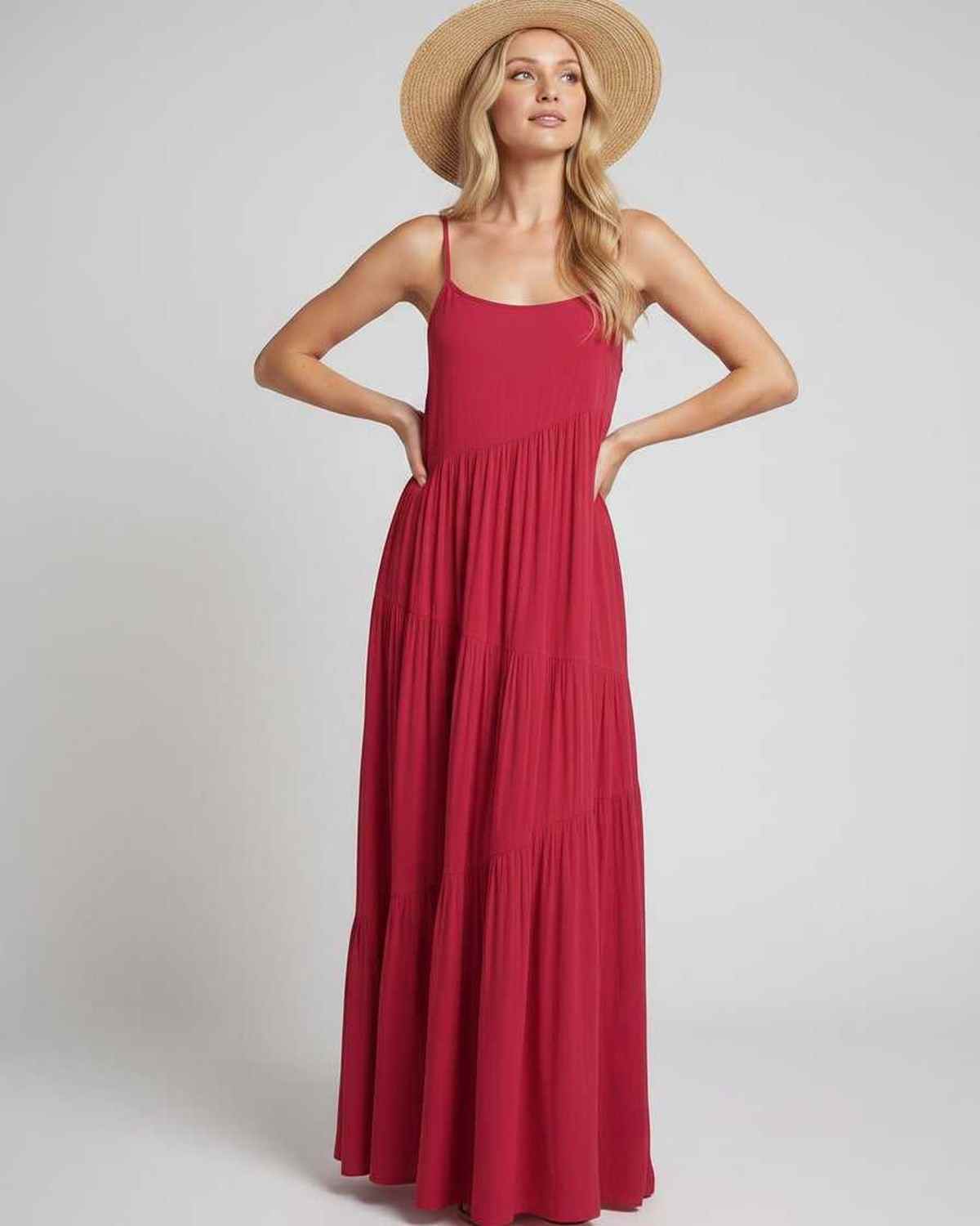 Ramblion Riva maxi dress — scoop neck neckline · styled view 53 · styled for prom season