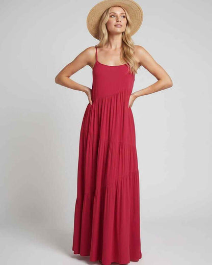 Ramblion Riva maxi dress — scoop neck neckline · styled view 53 · styled for prom season