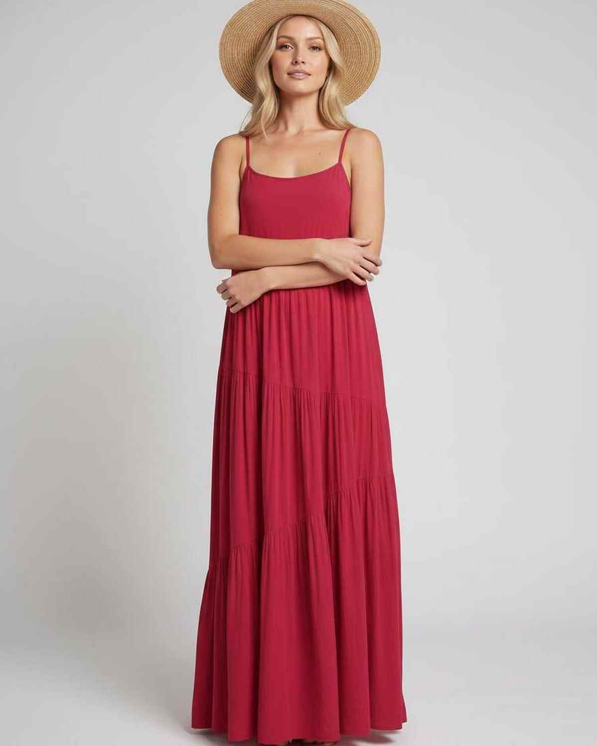 Ramblion Riva maxi dress — scoop neck neckline · styled view 54 · styled for prom season