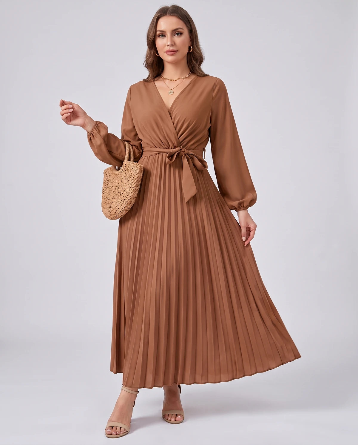 Romilly Maxi Dresses — Brown
